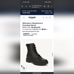 Dr. Scholls Headstart Combat Boot